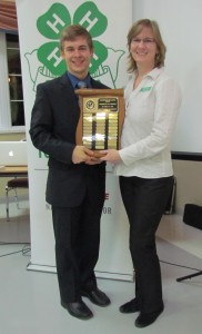 Mathieu Rouleau - Leadership Challenge Award at AGM 2012